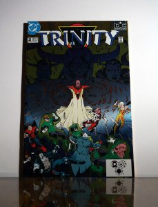 DC Universe: Trinity #2 Comics 1993 Foil Cover Feat. Darkstars First Print
