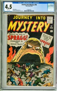 Journey into Mystery #68 (1961) CGC 4.5! White Pages!