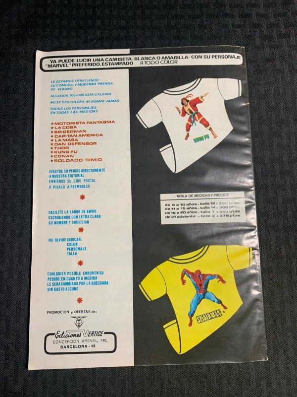 1974 LOS INVASORES (INVADERS) Spain Comic VG+ 4.5 Frank Robbins