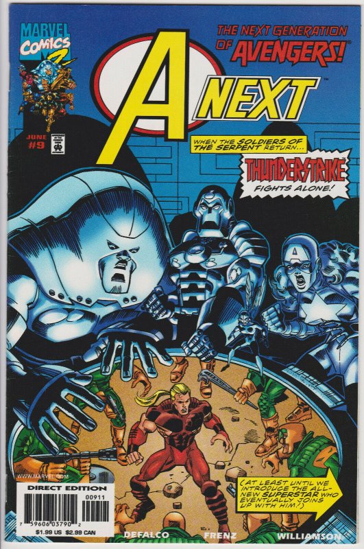 A-Next #9 (1998-1999) MC2 Imprint of Marvel Comics, High Grade 