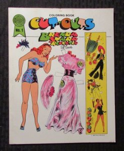 1987 BRENDA STARR Cut-Outs & Coloring Book #1 by Dale Messick FN- 5.5 Uncolored
