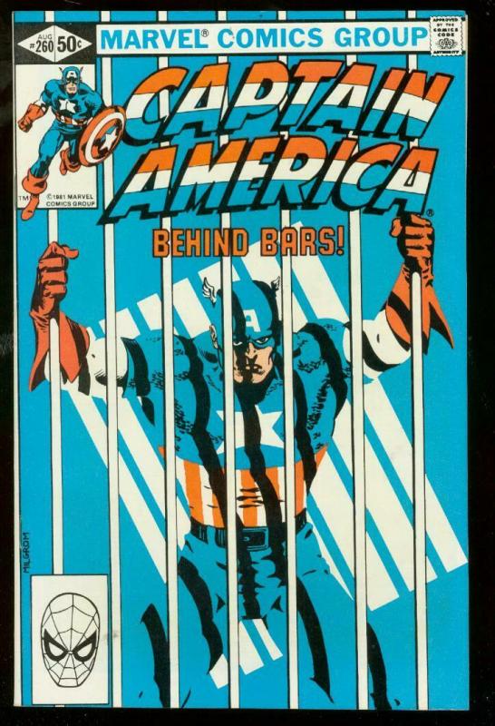 CAPTAIN AMERICA #260 1981-MARVEL COMICS VF