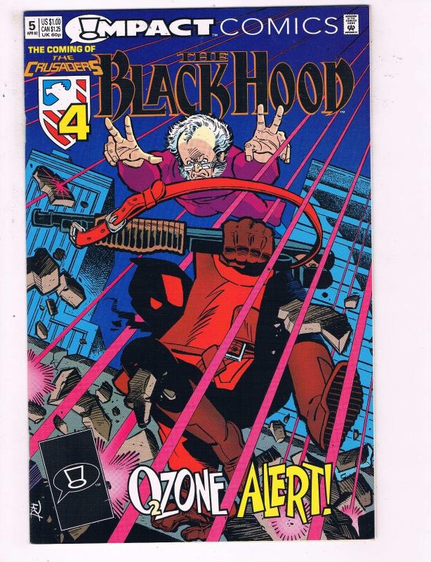 The Black Hood #5 VF Impact Comics The Coming Of The Crusaders Comic Book DE19