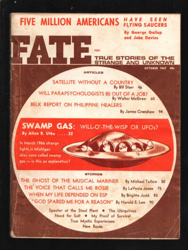 Fate 10/1967-Clark-5 Million Americans Have Seen Flying Saucers-Mystic ...