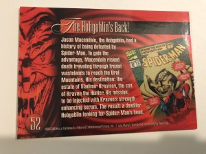 HOBGOBLIN #52 card : Marvel Annual 1995 Flair; NM/M; base, Spider-Man