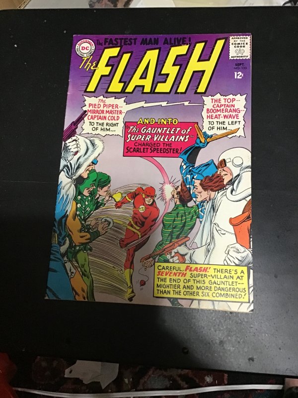 The Flash #155 (1965) 2nd Rogues Gallery! Mid-high-grade  FN/VF Wytheville CERT!