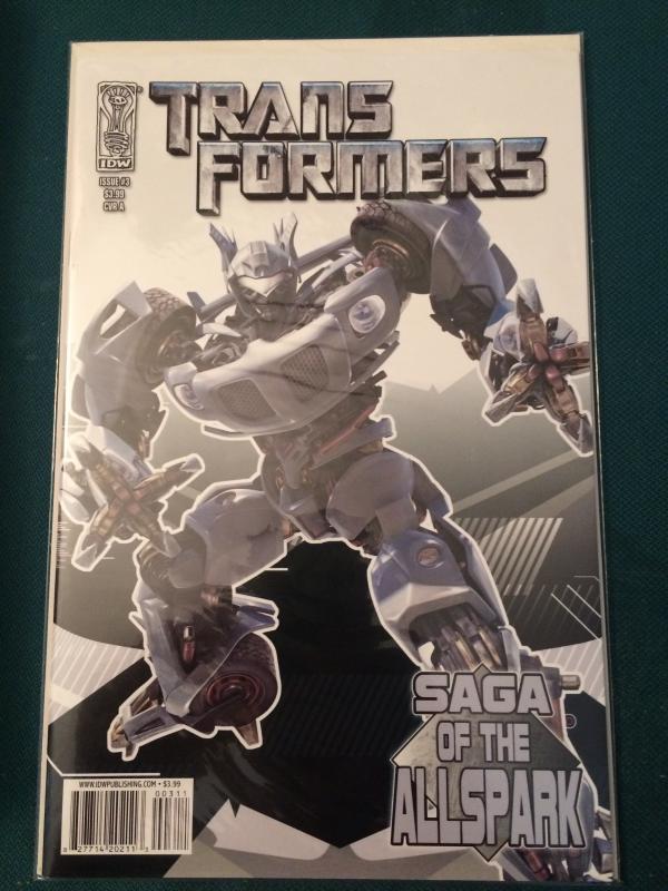 Transformers Saga of the Allspark #3 cover A