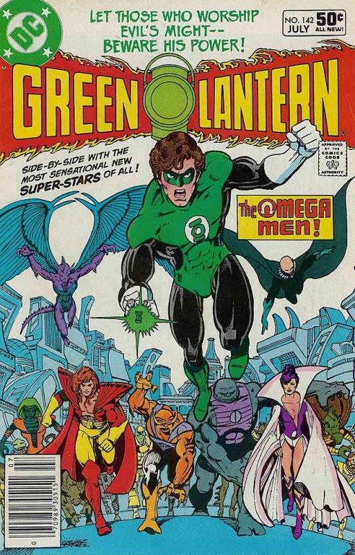 Green Lantern (2nd Series) #142 (Newsstand) FN ; DC | Omega Men George Perez 198