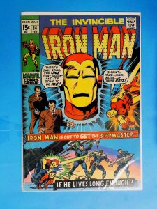 Iron Man #34 (1971)  FN+ Condition