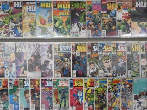 Huge Lot of 150+ Comics w/ Nightcrawler, Iron Man, Hulk Avg. VF- Condition