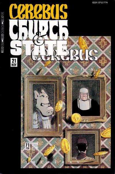 Cerebus: Church & State #21, Fine+ (Stock photo)