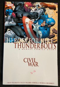 HEROES FOR HIRE / THUNDERBOLTS CIVIL WAR MARVEL COMICS TPB  FN/VF