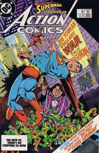 Action Comics #561 VF ; DC | Superman 1984 Toyman