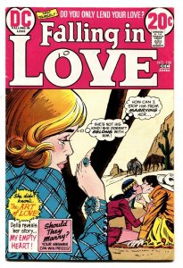 FALLING IN LOVE #138 1972-DC ROMANCE-Native American issue