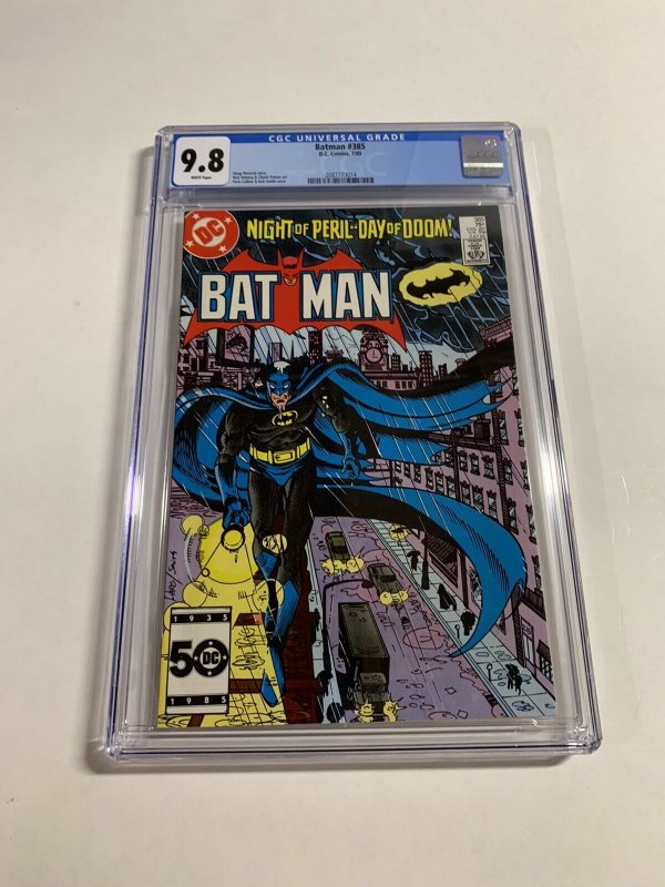 Batman 385 Cgc 9.8 White Pages Dc Comics 1985