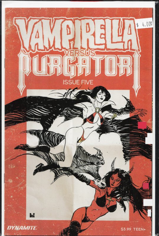 Vampirella Versus Purgatori #5 Cover E (2021) Purgatori