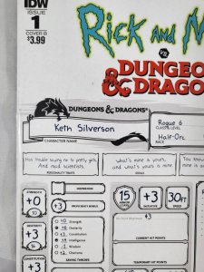 Rick and Morty Vs. Dungeons & Dragons #1 2 3 4 Complete Set Cover B Variant 2019
