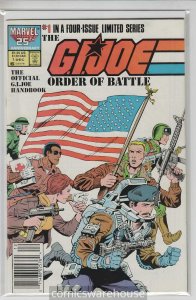 GI JOE: ORDER OF BATTLE (1986 MARVEL) #1 FN+ A22343