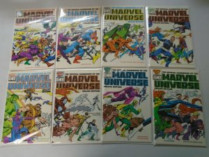 Official Handbook of the Marvel Universe Deluxe Edition set #1-20 8.5 VF+ (1985)