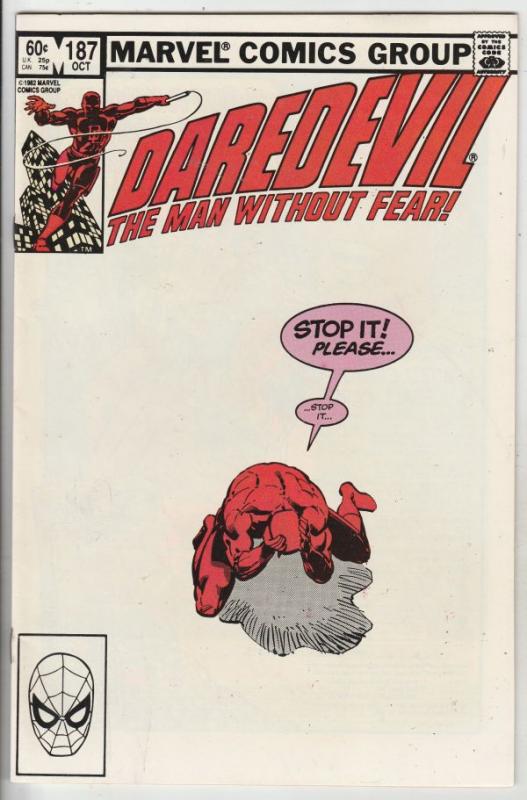 Daredevil #187 (Oct-82) NM/NM- High-Grade Daredevil