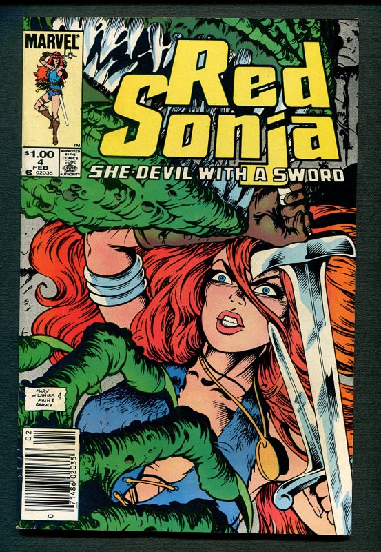 Red Sonja #4 (5.5 FN-) / Newsstand / 3rd series 1983