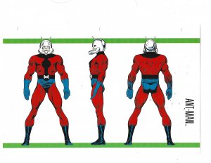 Official Handbook of the Marvel Universe Sheet- Ant-Man