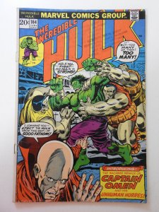 The Incredible Hulk #164 (1973) GD/VG Condition see description