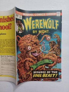Werewolf by Night #27 - MVS intact - 1975 - FN/VF