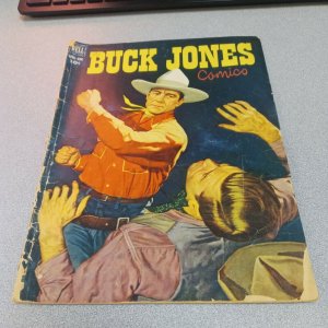 BUCK JONES #6 Golden Age DELL COWBOY WESTERN JUNE 1952 precode classic