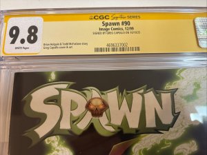 Spawn (1999) # 90 (CGC 9.8 SS) Signed Greg Capullo * Image Comics * Census = 3