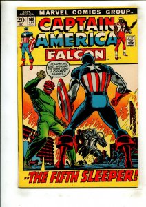 CAPTAIN AMERICA #148 (7.0/7.5) ROMITA SR, RED SKULL!! 1972