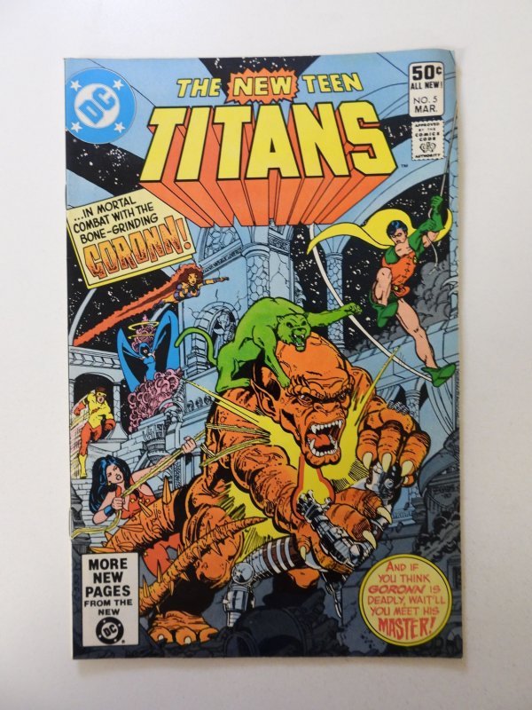 New Teen Titans #5 FN- condition