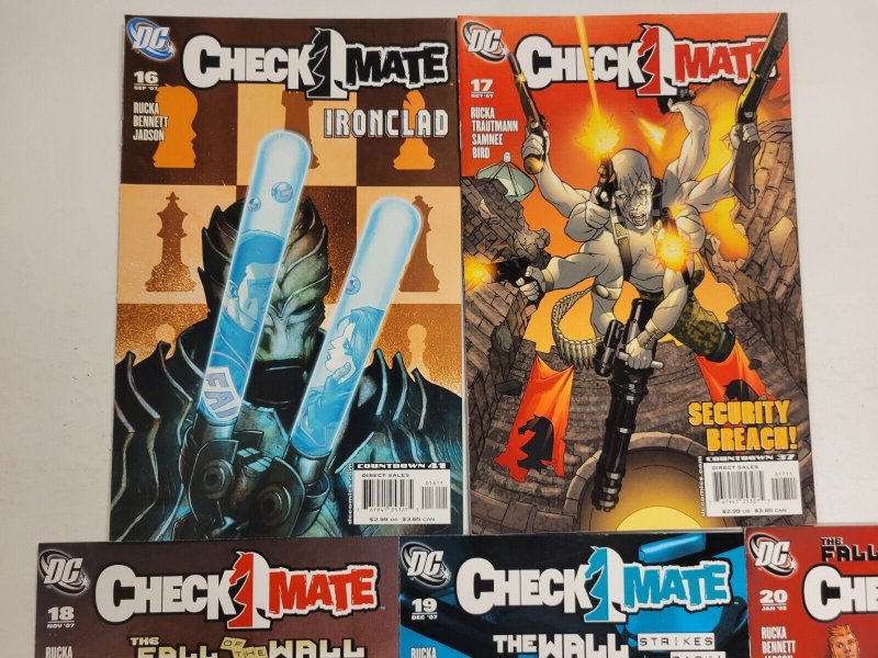 5 DC Comic Books Check Mate #16 17 18 19 20 59 TJ5