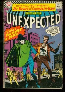 TALES OF THE UNEXPECTED #95 1966 DC CHAMELEO-MAN G