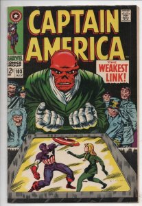 CAPTAIN AMERICA #103, VF, Red Skull,  Jack Kirby, 1968, more JK in store