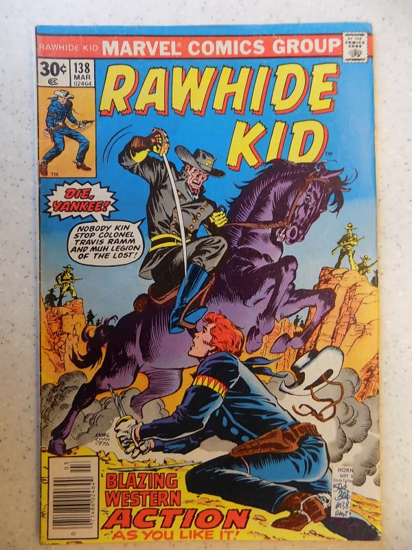 RAWHIDE KID # 138 MARVEL WESTERN ACTION