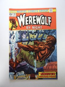 Werewolf by Night #20 (1974) VF- condition MVS intact