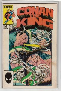CONAN THE KING (1984 MARVEL) #30 VG+ A13482