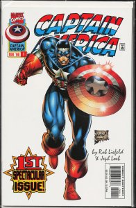 Captain America #1 (1996) Captain America [Key Issue]