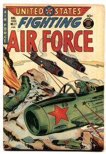 UNITED STATES FIGHTING AIR FORCE #27-1956-ATOM BOMB EXPLOSION PANEL-RARE