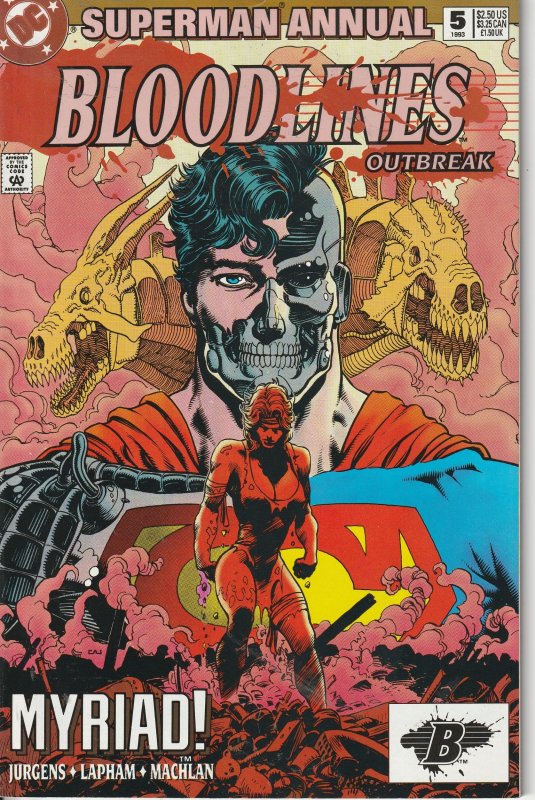 Superman Annual #5 (1993)  Bloodlines tie in