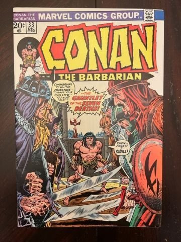 Conan the Barbarian #33 (1973) - VF +