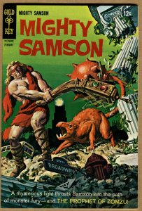 Mighty Samson #13 - Prophet of Zomzu! - 1967 (Grade 8.5/9.0) WH
