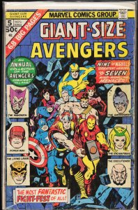 Giant-Size Avengers #5 (1975) The Avengers