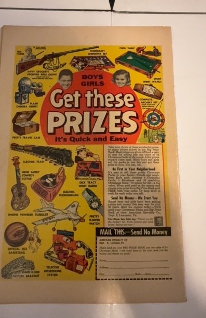 MYSTIC ATLAS #42  VG 1955 POST-COD 5 GREAT STORIES,ALIENS, MUMMYsmall tape pull