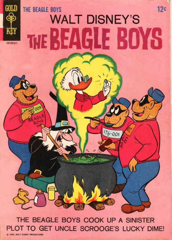 Beagle Boys, The #2 VG ; Gold Key | low grade comic November 1965 Uncle Scrooge 