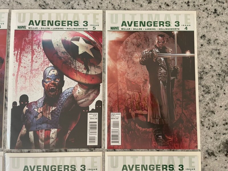 6 Ultimate Avengers 3 Marvel Comic Books # 1 2 3 4 5 6 NM Hulk Thor Wasp 9 CH23