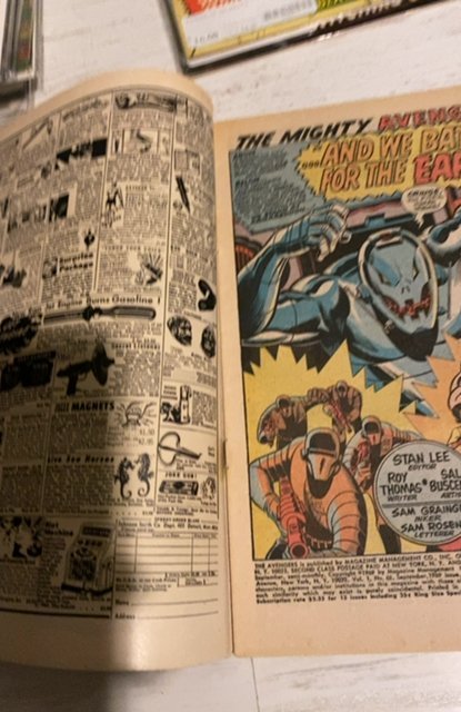 The Avengers #68 (1969)the vision falls some tanning