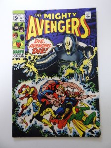 The Avengers #67 (1969) VF- condition date stamp back cover