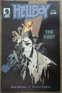 HELLBOY: THE FURY #3 (Dark Horse, 8/2011) VF/NM Mignola/Fegredo